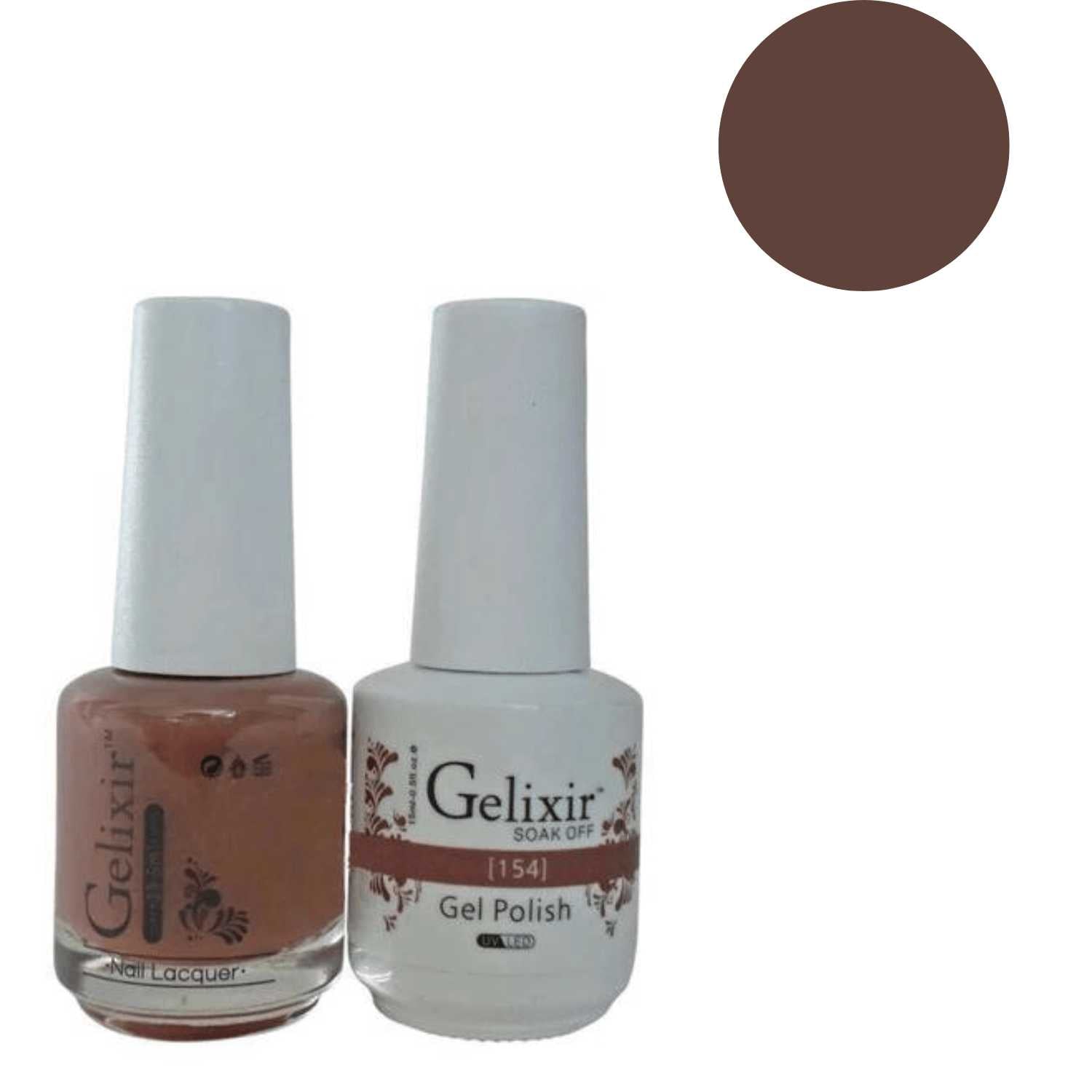 Gelixir Gel Polish & Nail Lacquer Duo - #154 Gelixir