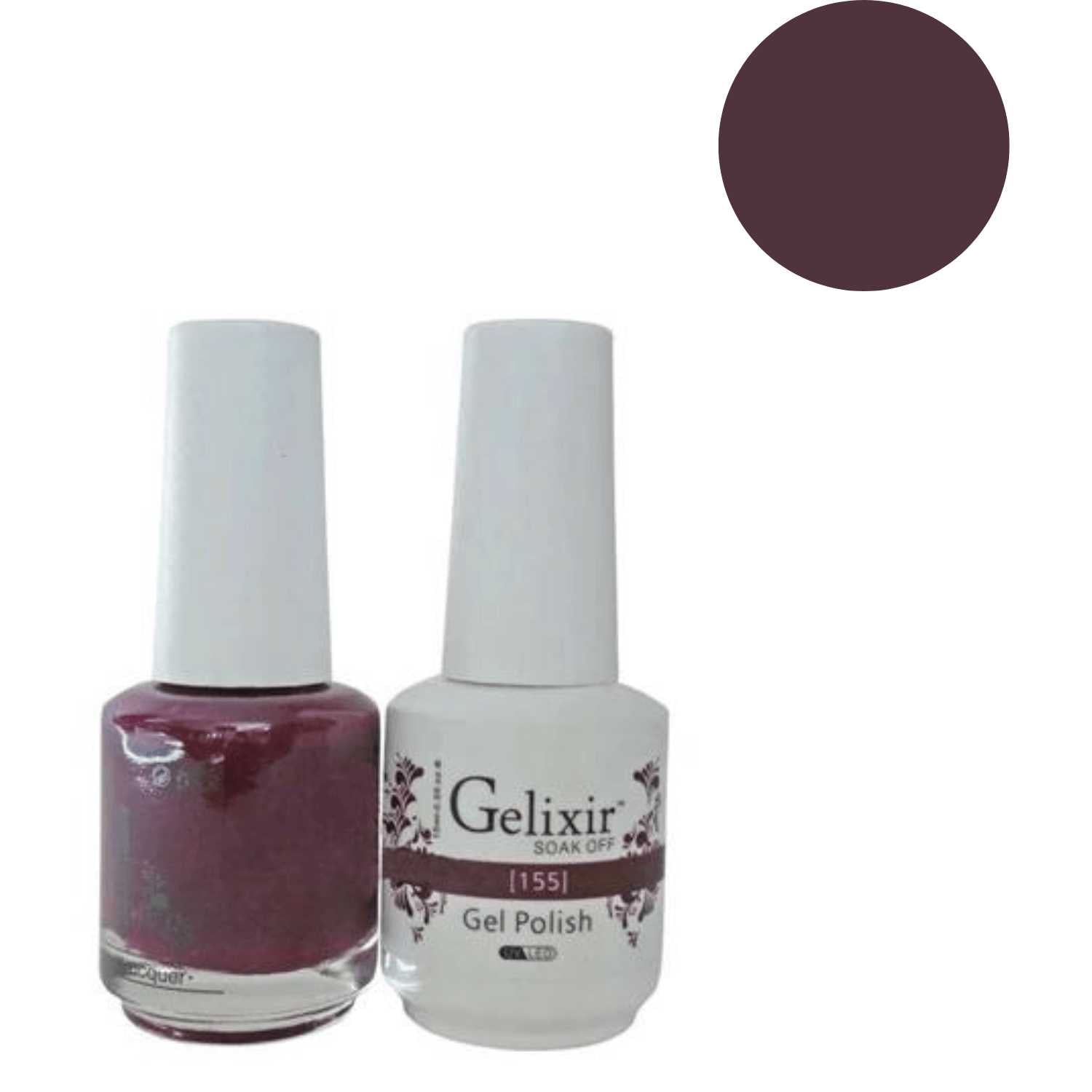 Gelixir Gel Polish & Nail Lacquer Duo - #155 Gelixir