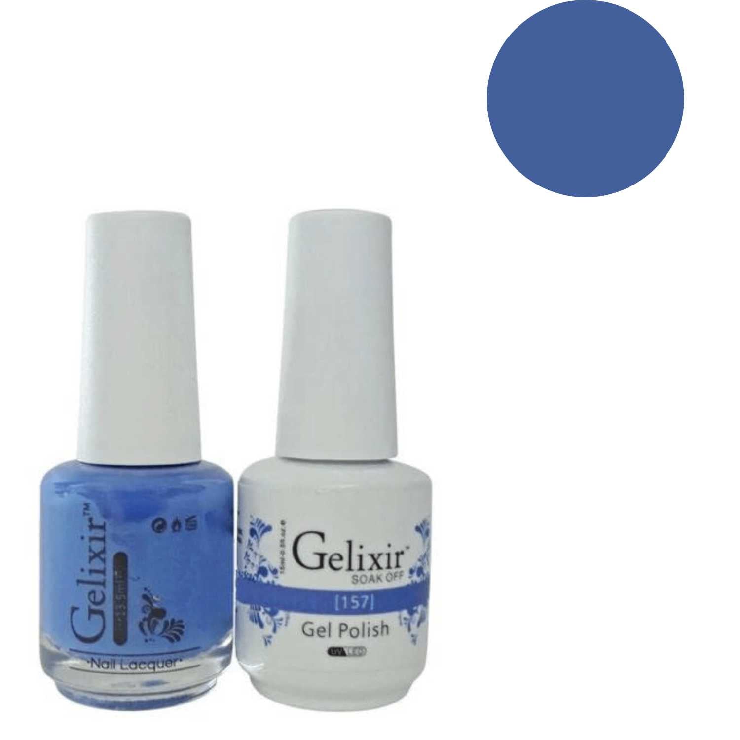 Gelixir Gel Polish & Nail Lacquer Duo - #157 Gelixir