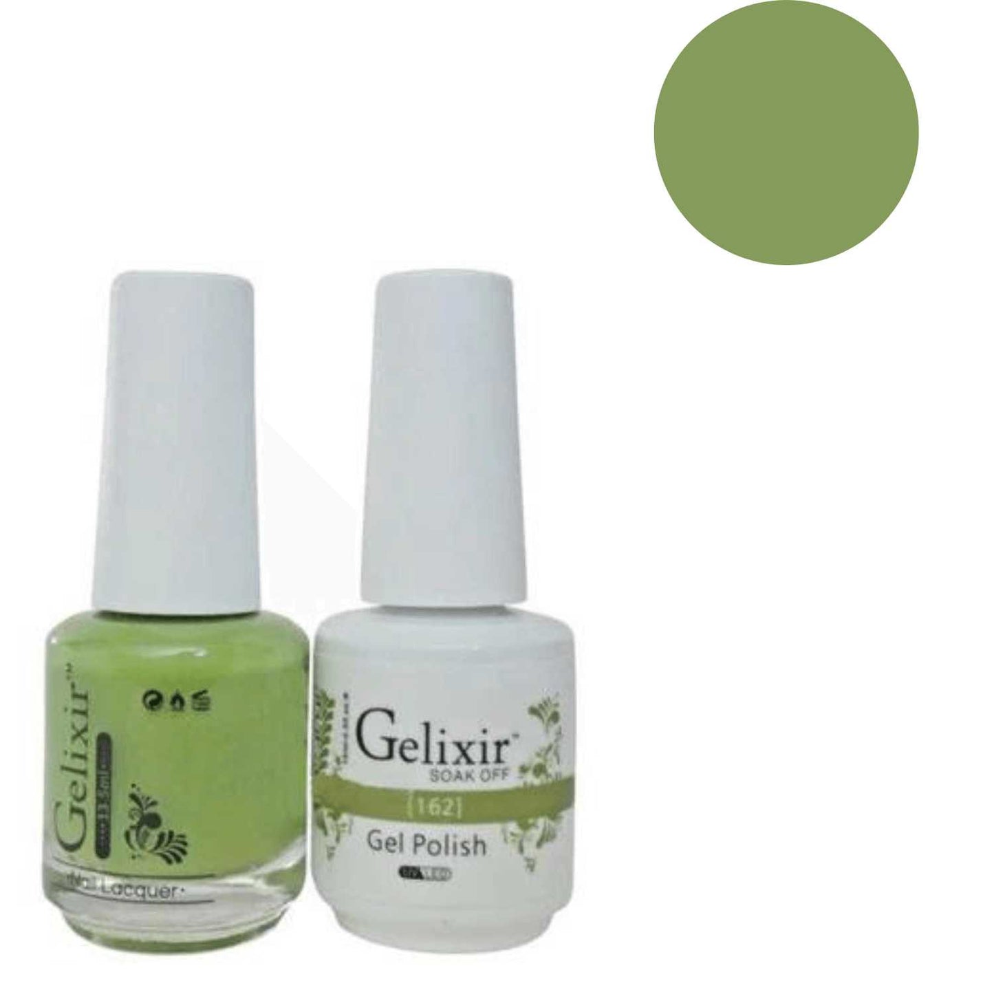 Gelixir Gel Polish & Nail Lacquer Duo - #162 Gelixir