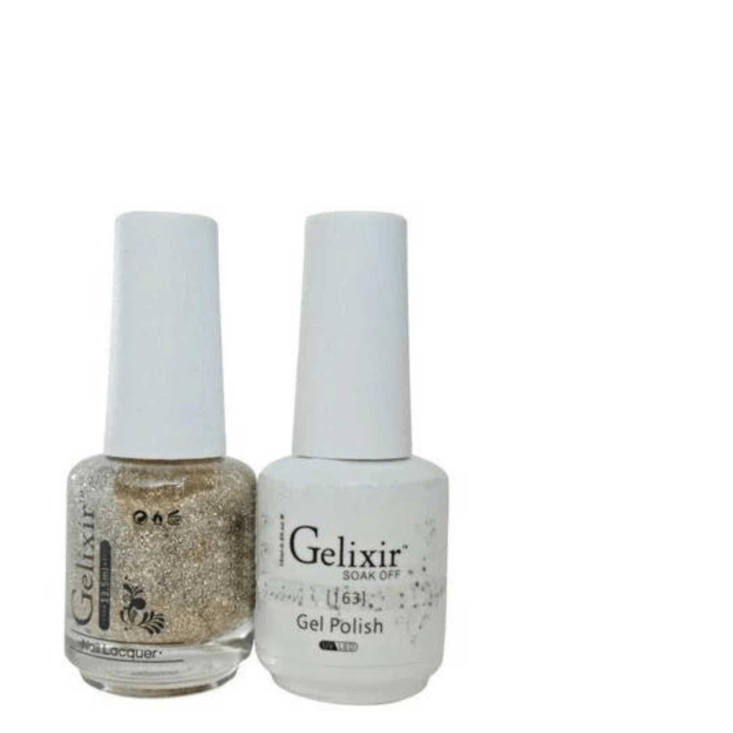 Gelixir Gel Polish & Nail Lacquer Duo - #163 Gelixir