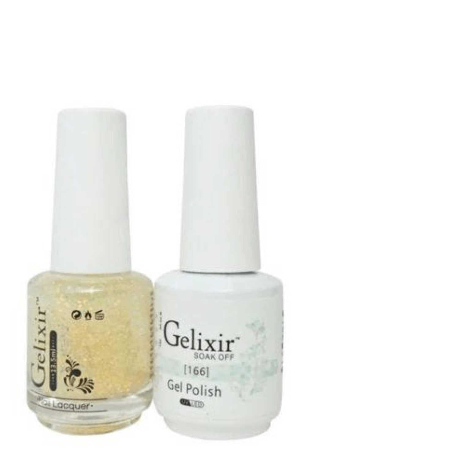 Gelixir Gel Polish & Nail Lacquer Duo - #166 Gelixir