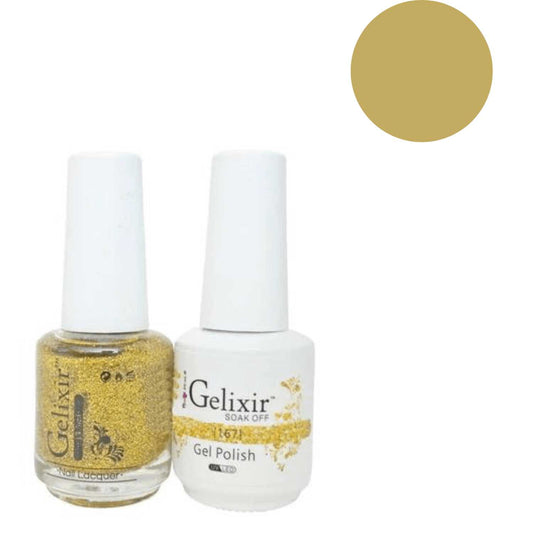 Gelixir Gel Polish & Nail Lacquer Duo - #167 Gelixir