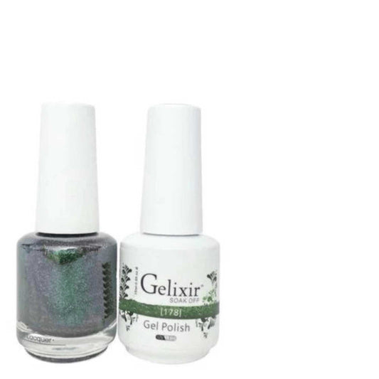 Gelixir Gel Polish & Nail Lacquer Duo - #178 Gelixir