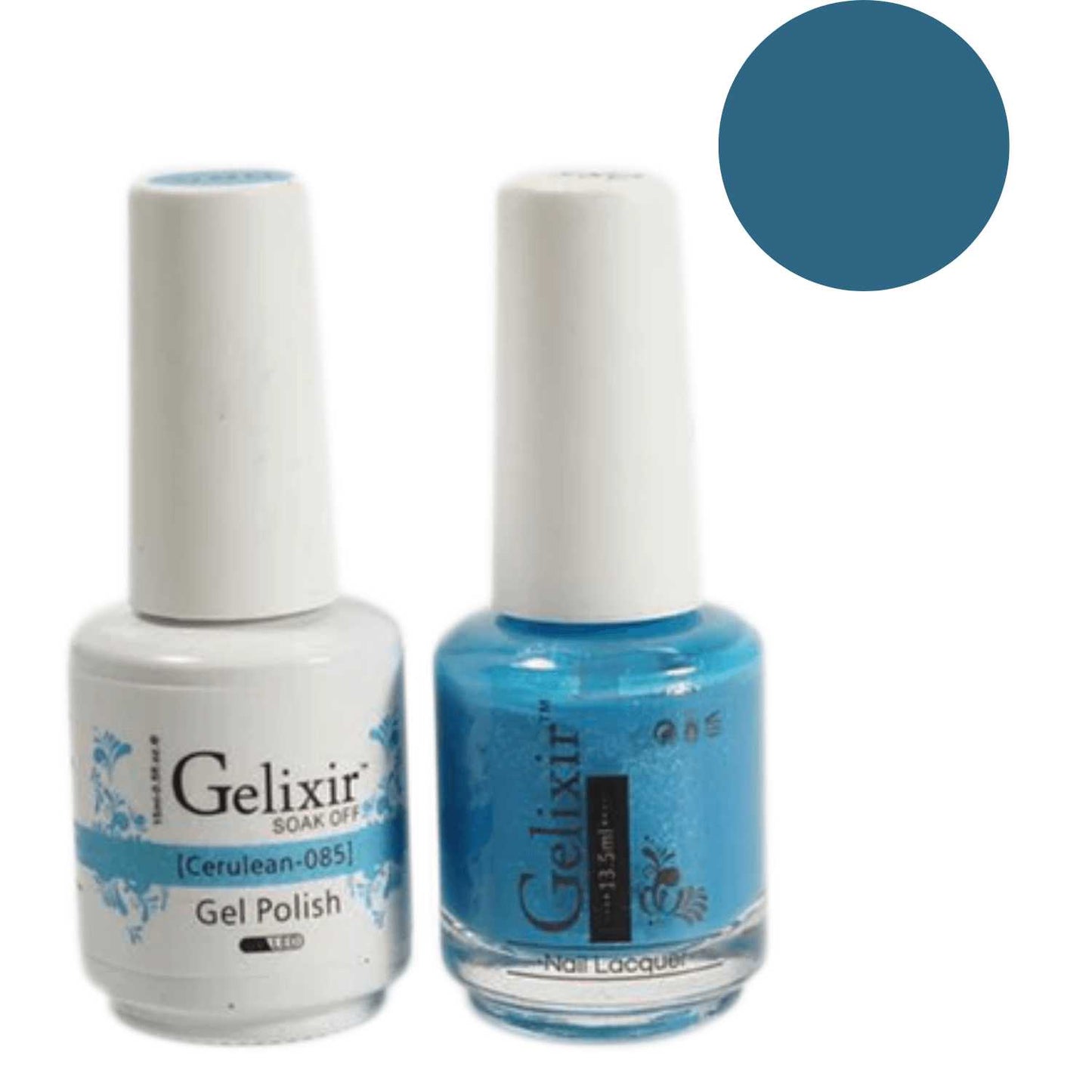 Gelixir Gel Polish & Nail Lacquer Duo Cerulean - #85 Gelixir