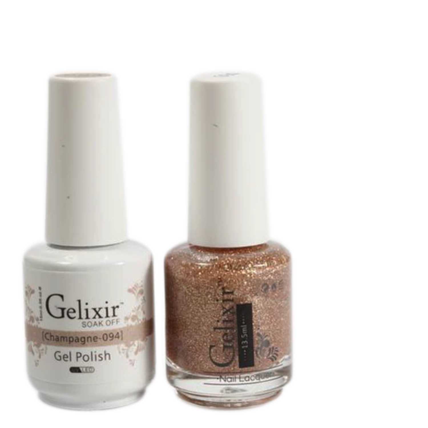 Gelixir Gel Polish & Nail Lacquer Duo Champagne - #94 Gelixir