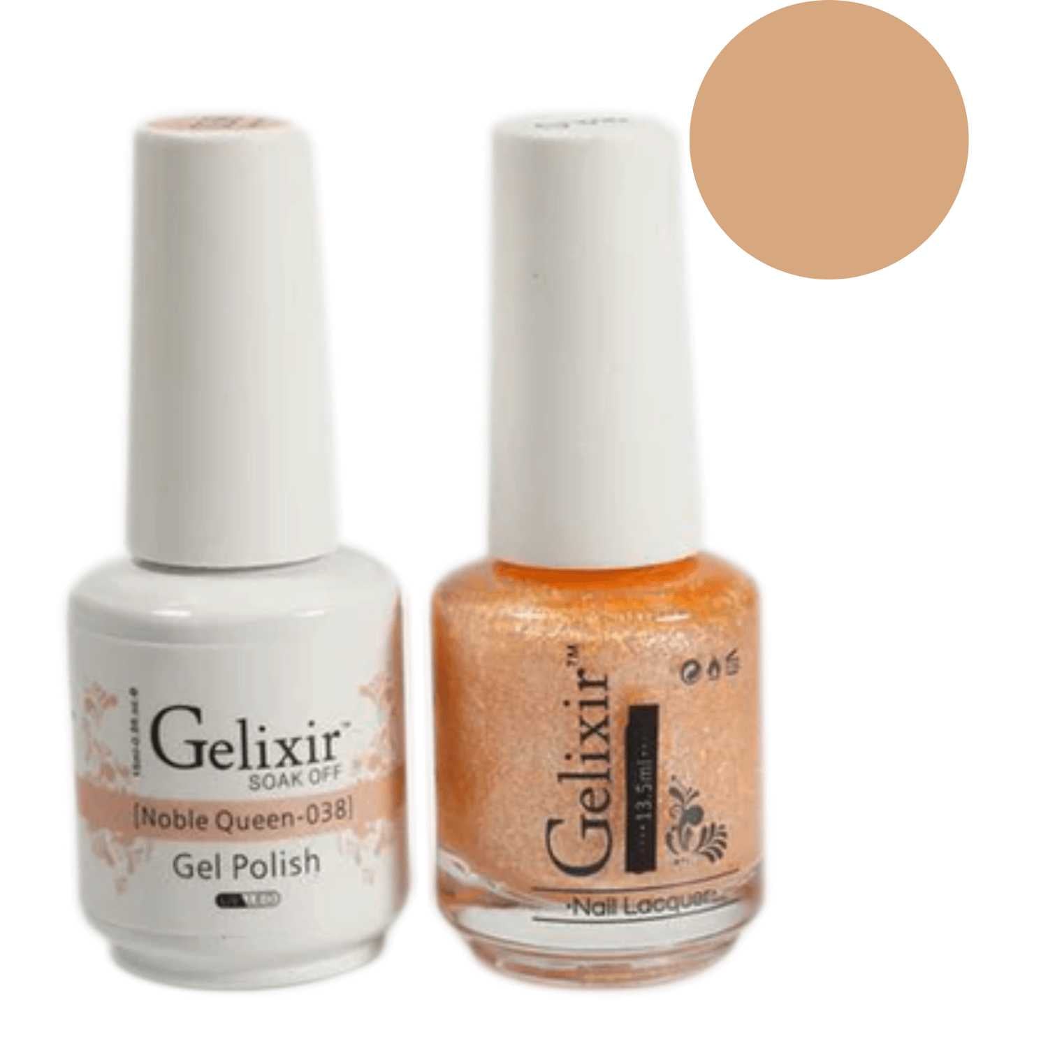 Gelixir Gel Polish & Nail Lacquer Duo Noble Queen - #38 Gelixir