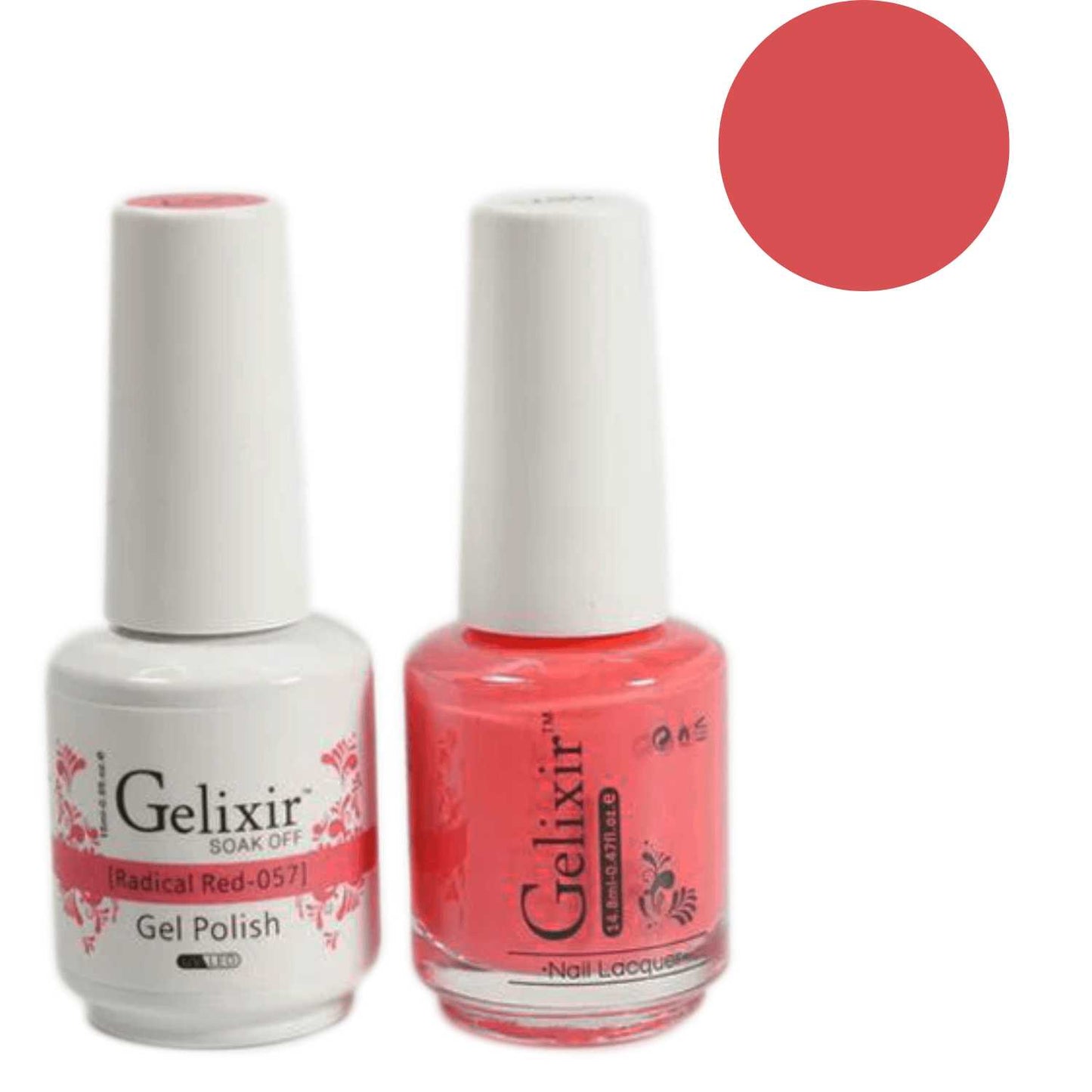 Gelixir Gel Polish & Nail Lacquer Duo Radical Red - #57 Gelixir