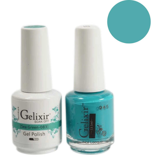 Gelixir Gel Polish & Nail Lacquer Duo Sea Green - #83 Gelixir