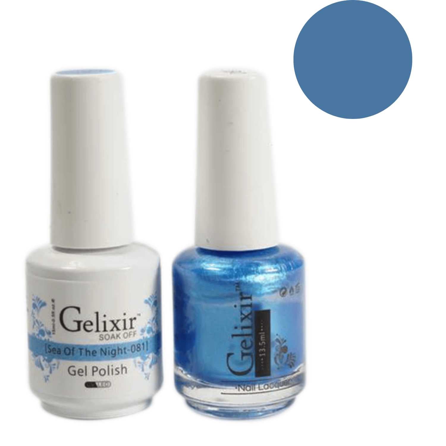 Gelixir Gel Polish & Nail Lacquer Duo Sea Of Night - #81 Gelixir