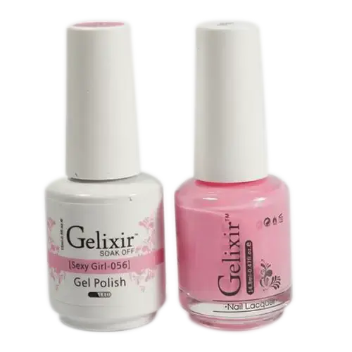 Gelixir Gel Polish & Nail Lacquer Duo Sexy Girl - #56 Gelixir