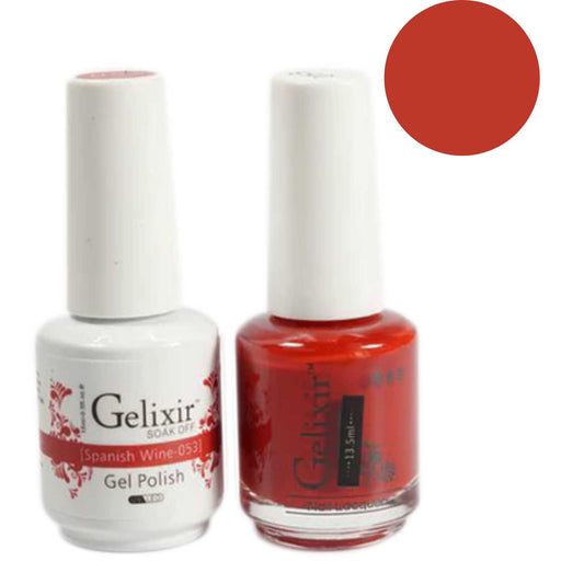 Gelixir Gel Polish & Nail Lacquer Duo Spanish Wine - #53 Gelixir