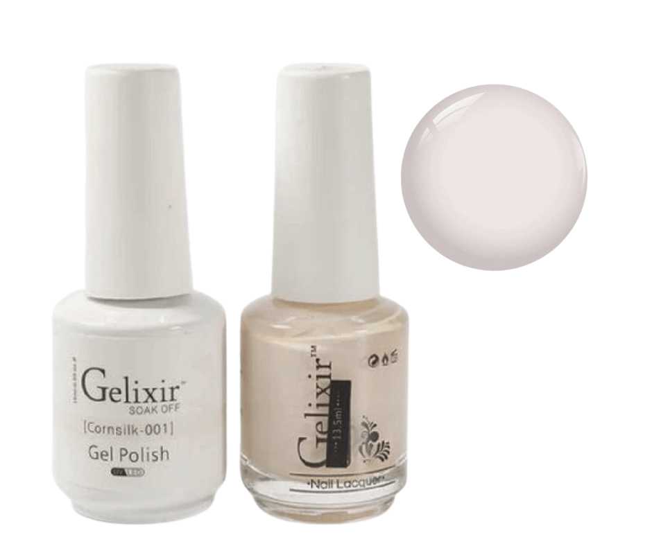 Gelixir Gel polish & Nail Lacquer Duo - Cornsilk 001 Gelixir