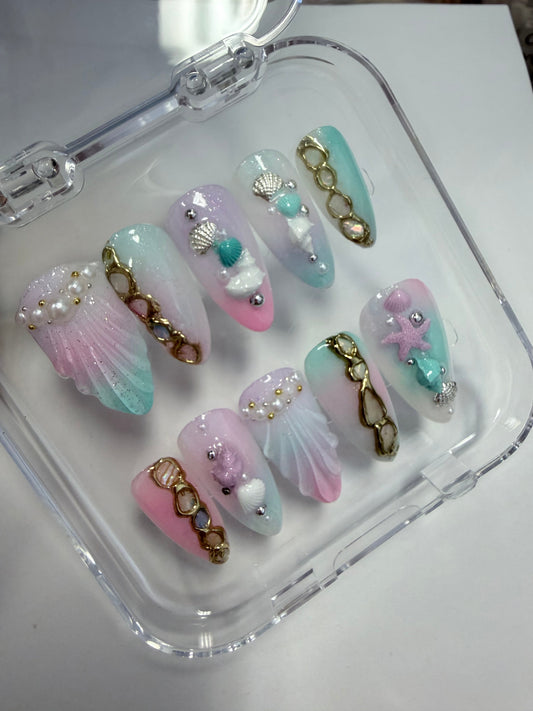 Handmade Luxury Press on nail Beyond Beauty Page