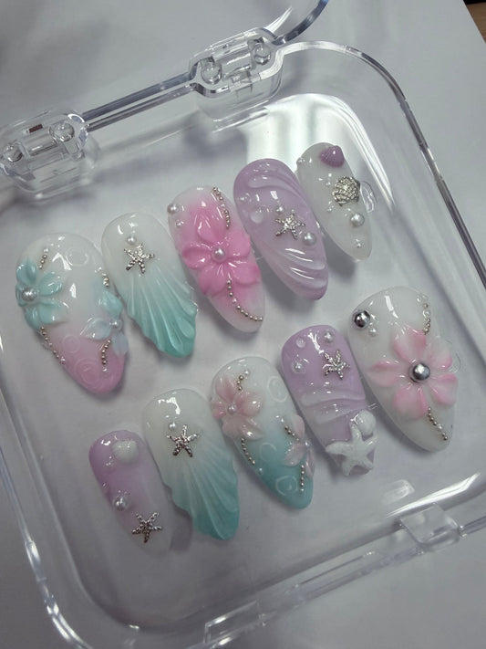 Handmade Luxury Press on nail Beyond Beauty Page