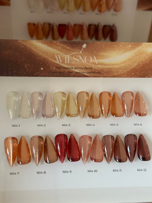 Wilsnoa Golden Nude Collection Cateye 0.5 oz Wilsnoa