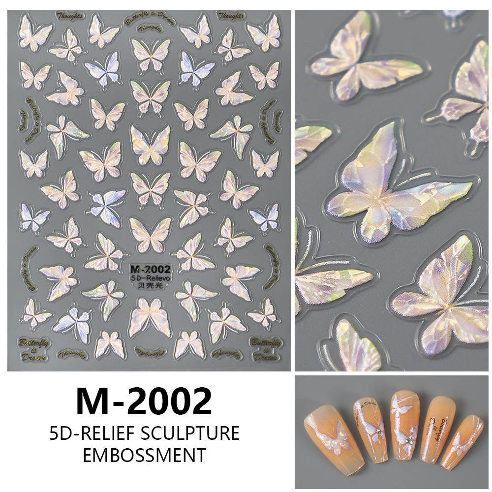 Nail Sticker 5D Butterfly M2002 Premier Nail Supply