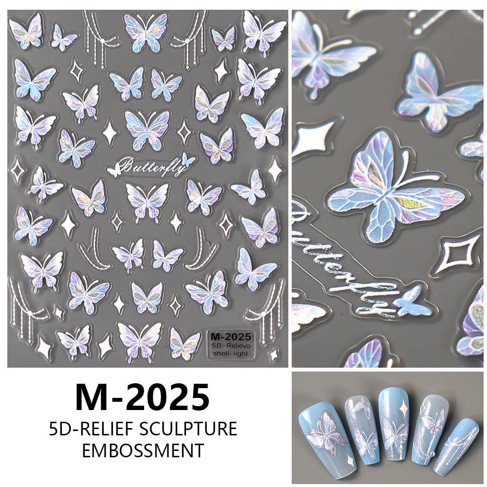 Nail Sticker 5D Butterfly M2025 Premier Nail Supply