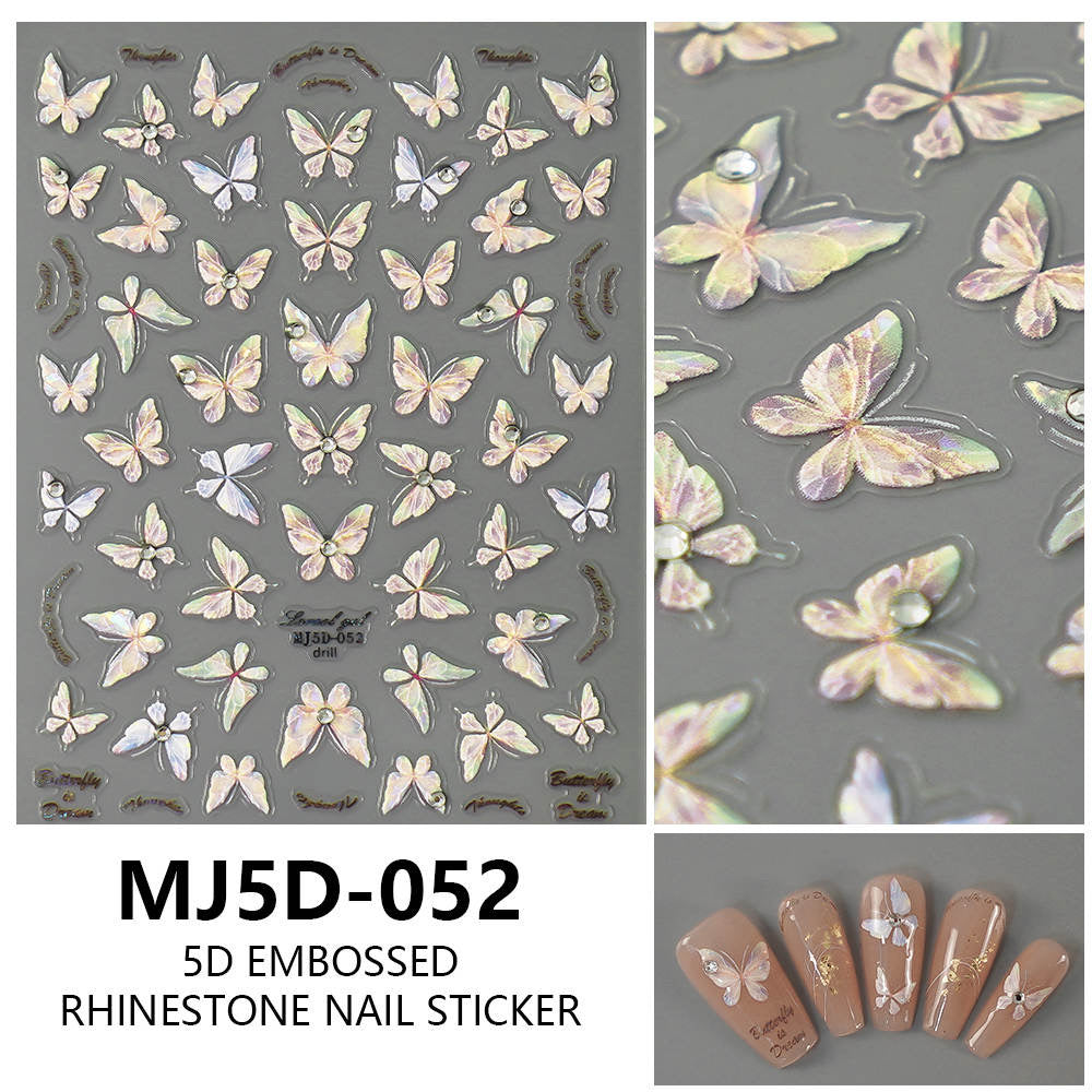 Nail Sticker 5D Butterfly MG5D052 Premier Nail Supply