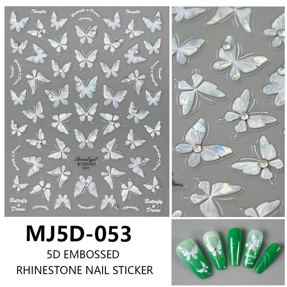 Nail Sticker 5D Butterfly MG5D053 Premier Nail Supply