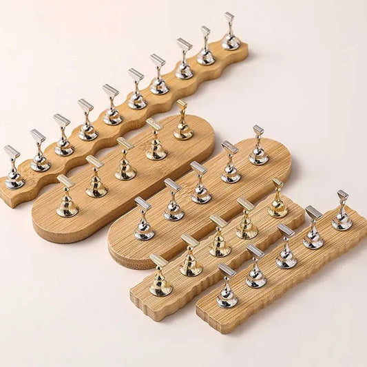 Nail Holder for Press on Nail Stand Gold Beyond Beauty Page