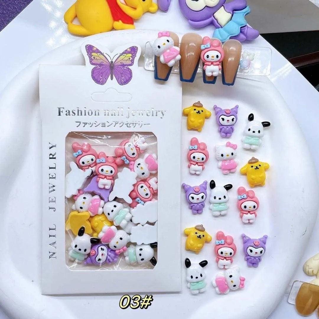 Nail Charm 3D Cartoon 20pcs/bag #03 Beyond Beauty Page