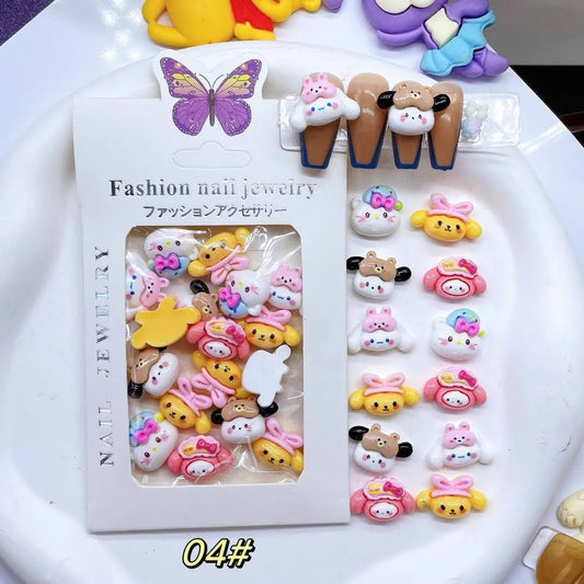 Nail Charm 3D Cartoon 20pcs/bag #04 Beyond Beauty Page