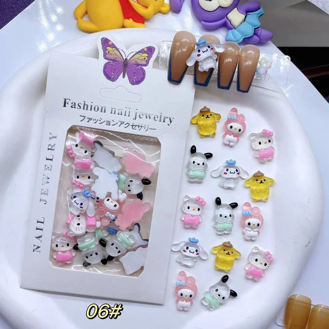 Nail Charm 3D Cartoon 20pcs/bag #06 Beyond Beauty Page