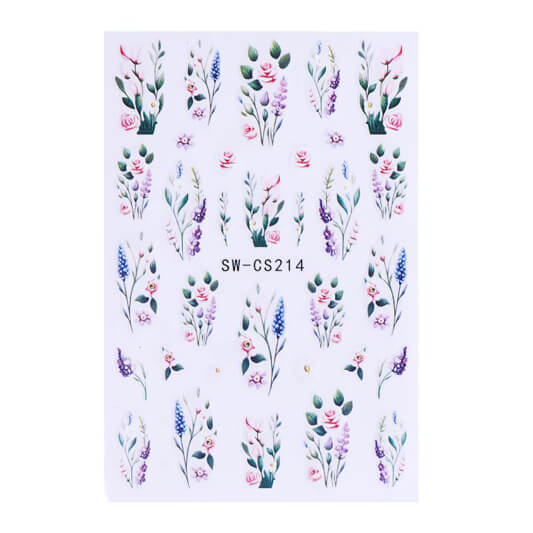 Nail Sticker Flower #SWCS214 Premier Nail Supply