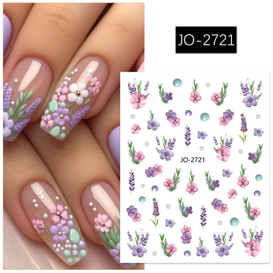 Nail Sticker Flowers #JO2721 Premier Nail Supply