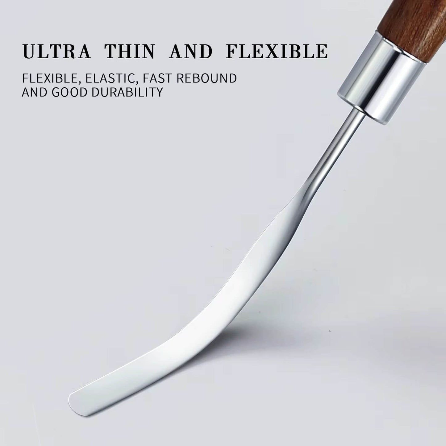 Stainless Steel Nail Tool Natural Wood Mixing Gel Premier Nail Supply