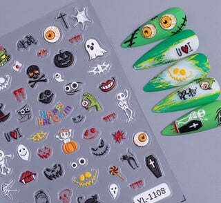 Nail Sticker Halloween #YL1108 Premier Nail Supply