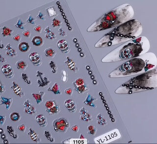 Nail Sticker Halloween #YL1105 Premier Nail Supply