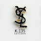 Nail Charm Black and White 2Pcs/bag Beyond Beauty Page