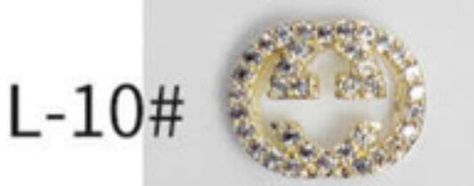 Nail Charm L10 2Pcs/bag