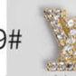 Nail Charm Silver and Gold L09 2Pcs/bag Premier Nail Supply