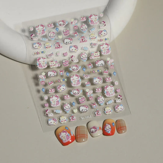 Nail Sticker 5D Embossed Pink #SL1023 Premier Nail Supply