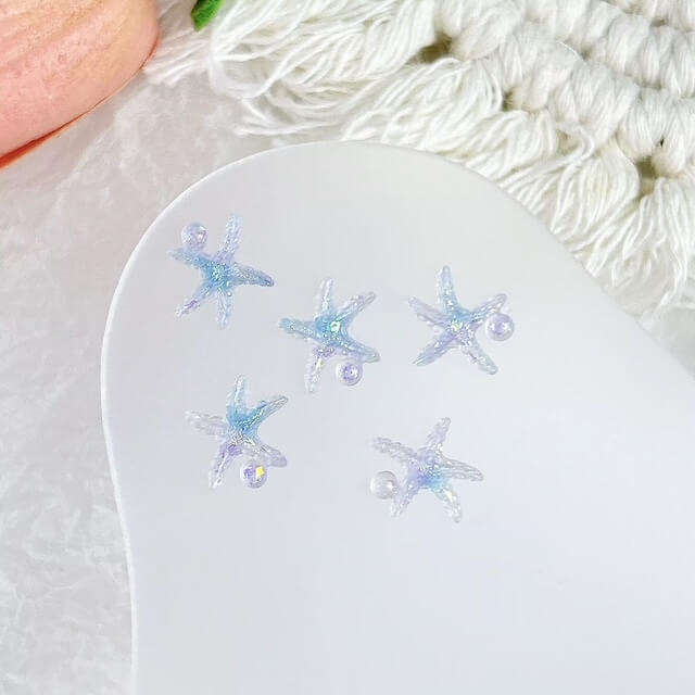 Nail Charm 3D Summer Ocean, Seashell, Mermaid Premier Nail Supply