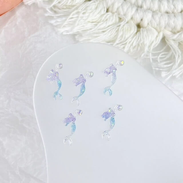 Nail Charm 3D Summer Ocean, Seashell, Mermaid Premier Nail Supply