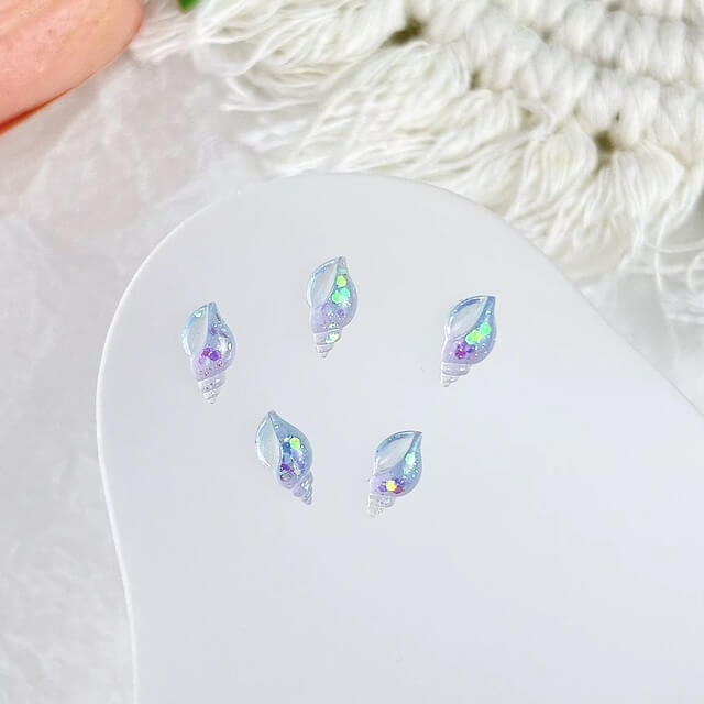 Nail Charm 3D Summer Ocean, Seashell, Mermaid Premier Nail Supply