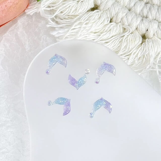 Nail Charm 3D Summer Ocean, Seashell, Mermaid Premier Nail Supply