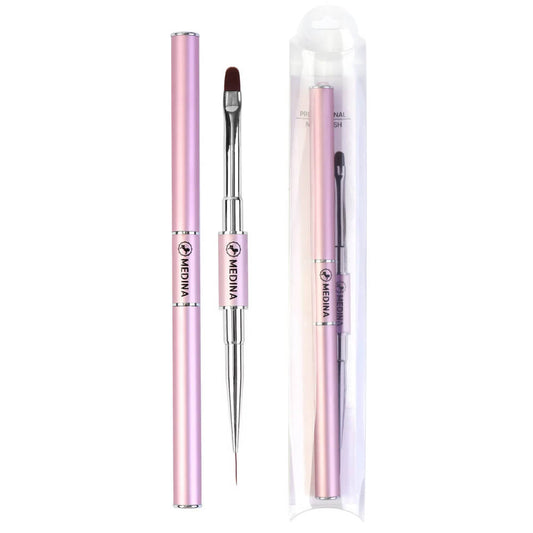 Medina - Dual Fine Liner and Gel Builder Brush #76738 Medina