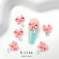 Nail Charm Bow with Diamond 2pcs/bag Beyond Beauty Page