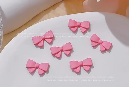 Nail Charm Pink Bow 2pcs/bag Premier Nail Supply