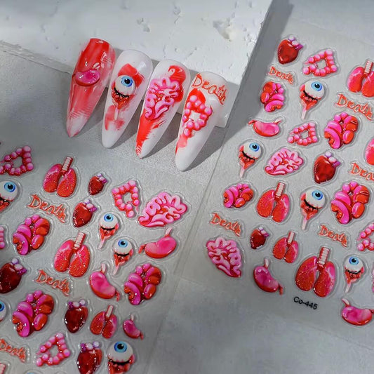 Nail Sticker Halloween 6D #CO445 Premier Nail Supply