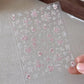 Nail Sticker Pink Flower #YT4104 Premier Nail Supply