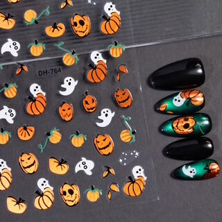 Nail Sticker Halloween Pumpkin #DH764 Premier Nail Supply