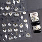 Nail Sticker Halloween Ghost, White Pumpkin #DH765 Premier Nail Supply