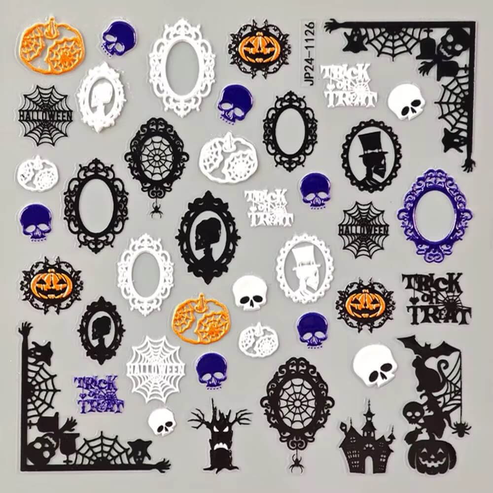 Nail Sticker Halloween Spooky Mirror #JP241126 Premier Nail Supply