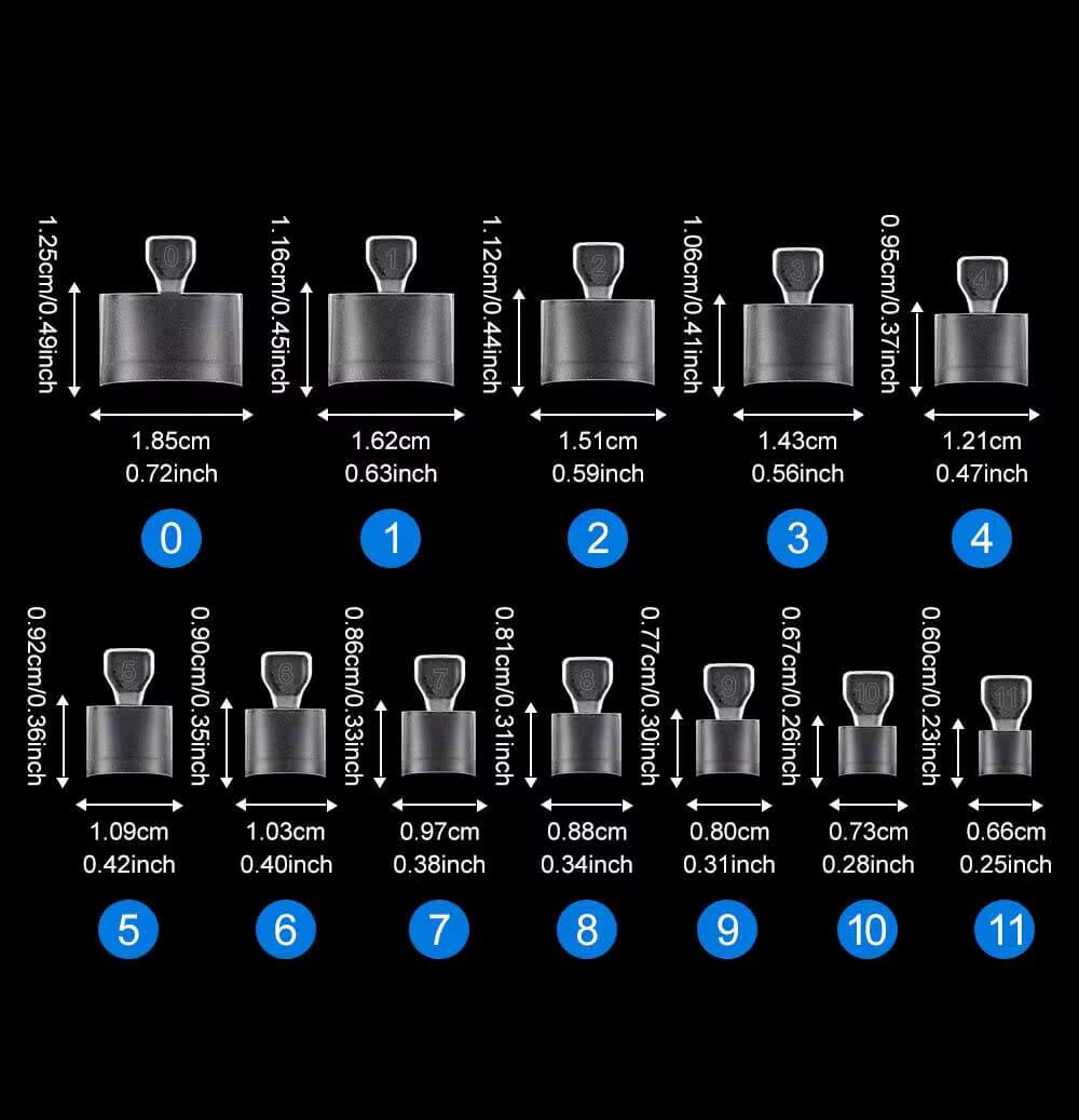 Toenail Tips Half Cover Square Extensions Premier Nail Supply